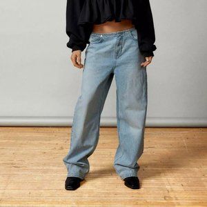 baggy no-waistband “Bella” jeans by BDG / UO